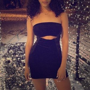 Black Sorella Dress & Snake Print Bodysuit